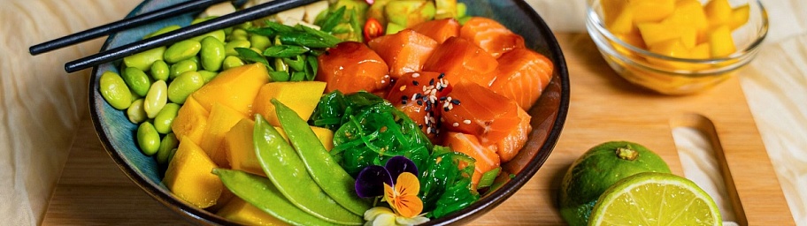 Гавайский Поке с пикантной ноткой