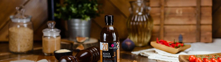 Соус «Чёрный перец» Tamaki – классика стейк-хауса для мяса и горячих блюд